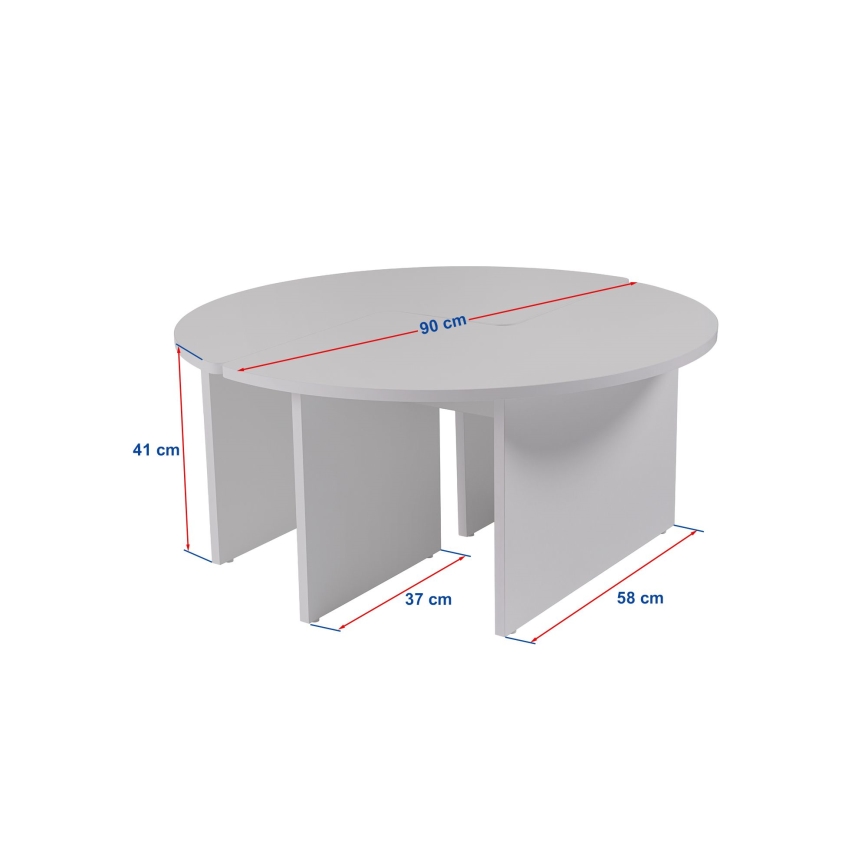 Salontafel LUVIA van dennenhout