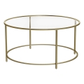 Salontafel LYRA goud