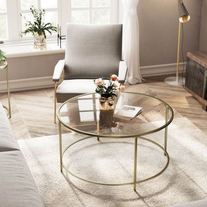 Salontafel LYRA goud