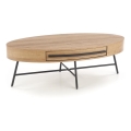 Salontafel met lade CAROLINA 41x120 cm gouden eik/zwart