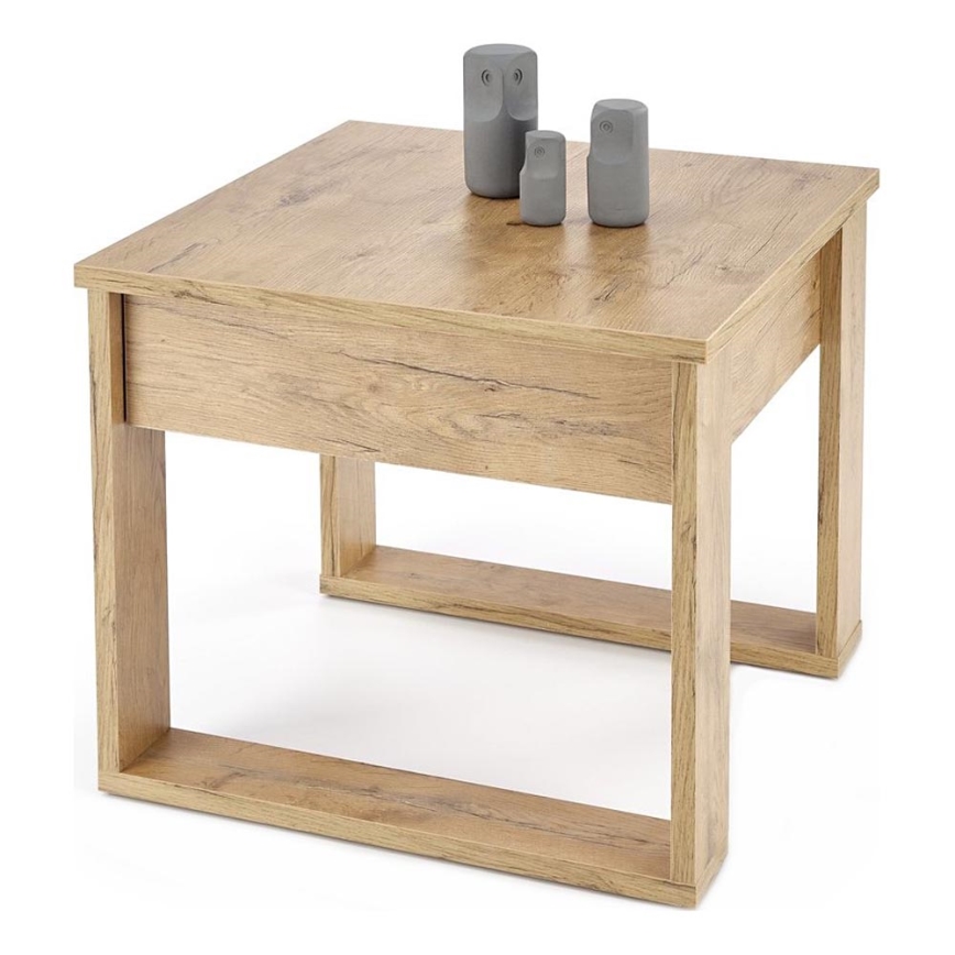 Salontafel met lade NEA 52x60 cm eiken wotan