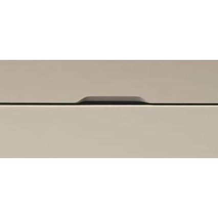 Salontafel met liftfunctie en opbergplank OASIS 75x75 cm crème/zwart