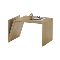 Salontafel met verticale en horizontale verstelopties PRISM 60x40 cm eiken