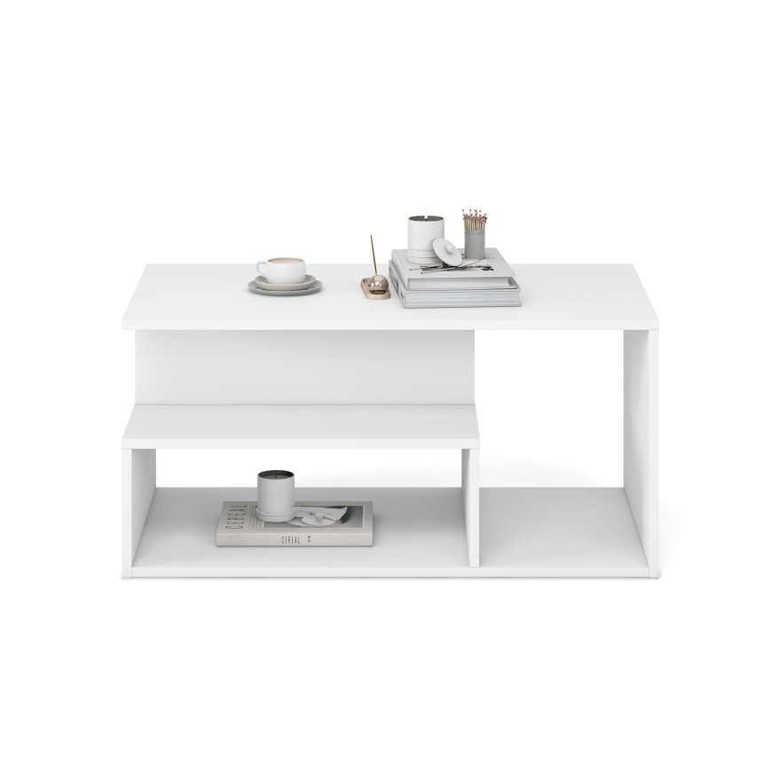 Salontafel NOTE 90x51 cm wit