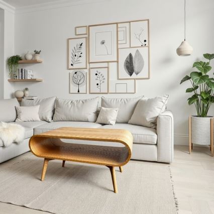 Salontafel NOVA 90 x 55 cm eiken