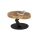 Salontafel ODIN Ø 75 cm eiken/zwart