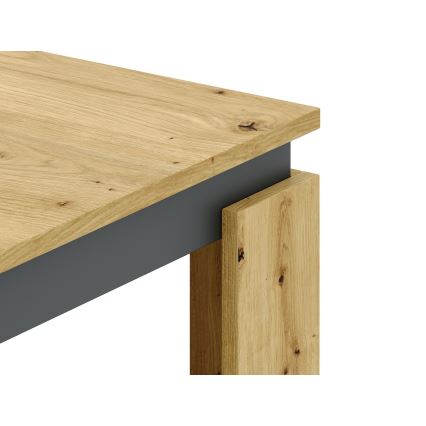 Salontafel OLAF artisan eiken/antraciet