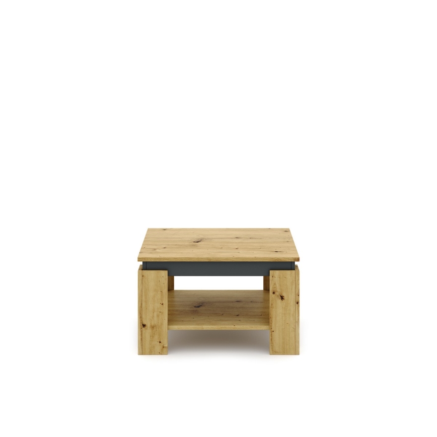 Salontafel OLAF artisan eiken/antraciet