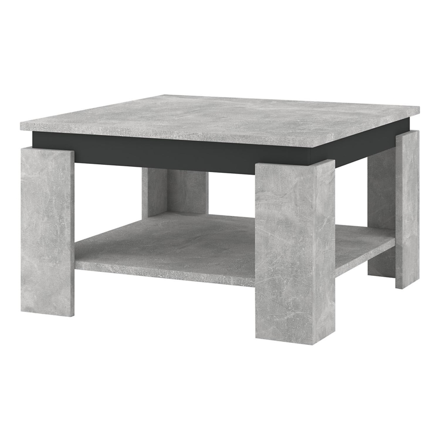 Salontafel OLAF, betongrijs/antraciet
