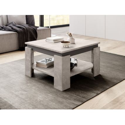 Salontafel OLAF, betongrijs/antraciet