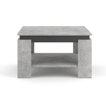 Salontafel OLAF, betongrijs/antraciet