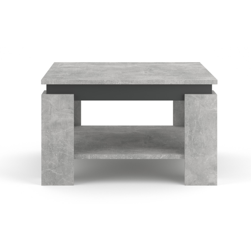 Salontafel OLAF, betongrijs/antraciet