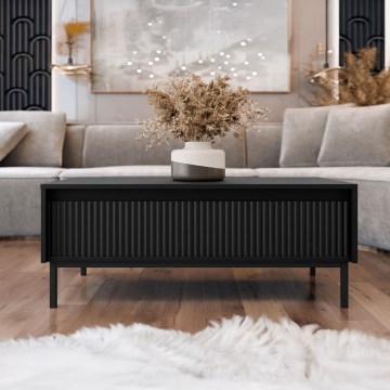 Salontafel OZMI 40 x 100 cm zwart