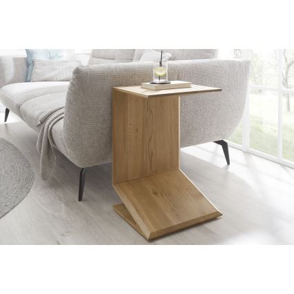 Salontafel met verticale en horizontale verstelopties PRISM 60x40 cm eiken