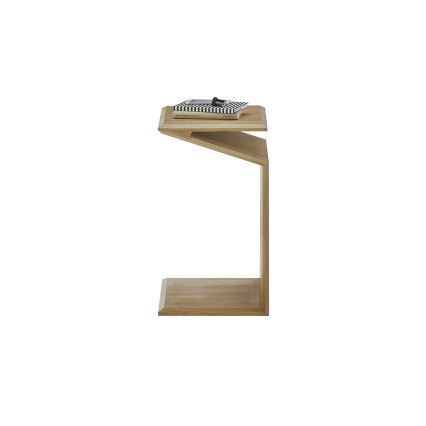 Salontafel met verticale en horizontale verstelopties PRISM 60x40 cm eiken