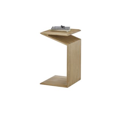 Salontafel met verticale en horizontale verstelopties PRISM 60x40 cm eiken