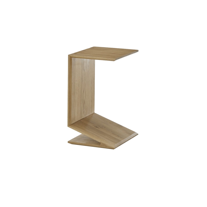 Salontafel met verticale en horizontale verstelopties PRISM 60x40 cm eiken