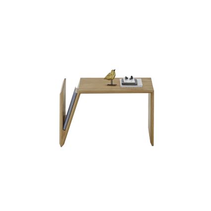 Salontafel met verticale en horizontale verstelopties PRISM 60x40 cm eiken