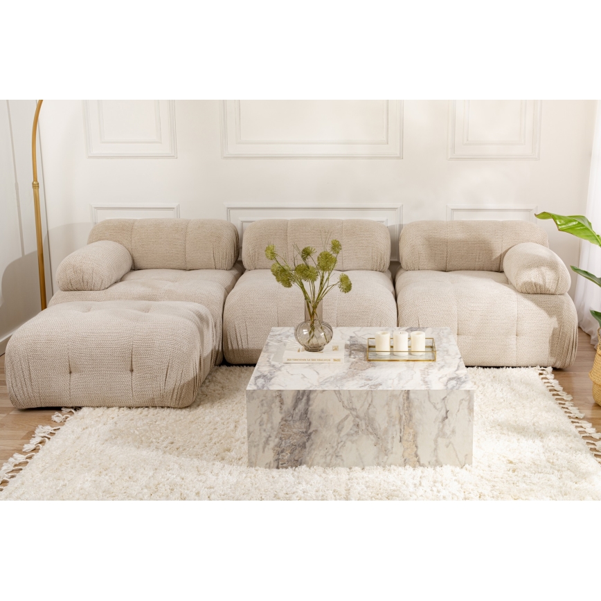 Salontafel PRIZMA 35x90 cm met marmerlook