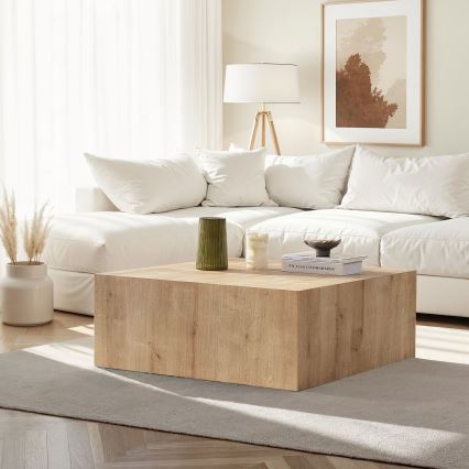 Salontafel PRIZMA 90 x 90 cm, eiken