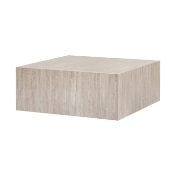Salontafel PRIZMA 90x90 cm beige