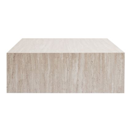Salontafel PRIZMA 90x90 cm beige