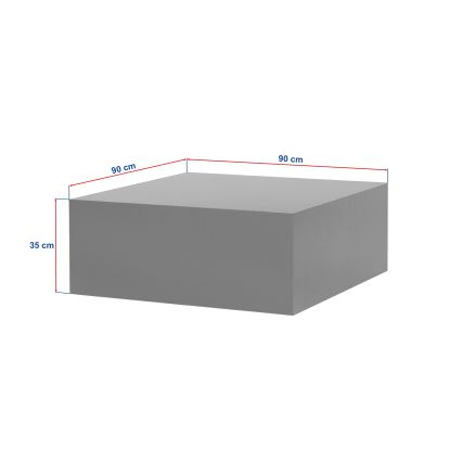 Salontafel PRIZMA 90x90 cm travertijn