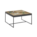 Salontafel PULSE 83x83 cm eiken/zwart