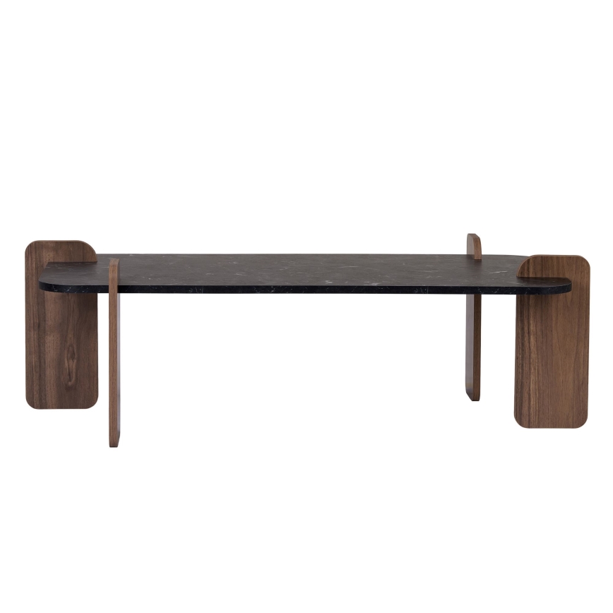 Salontafel PURO 120x60 cm walnoot/zwart