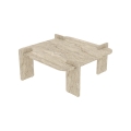 Salontafel PURO 90x90 cm travertijn