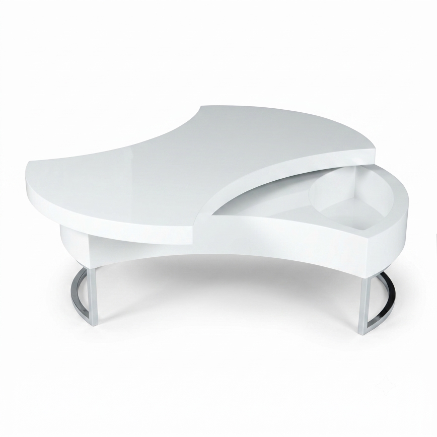 Salontafel REPOS 115 x 80 cm wit