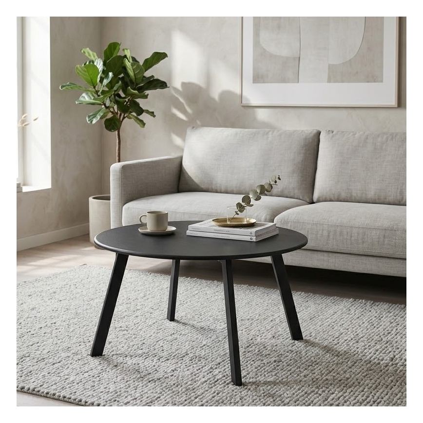 Salontafel REVE 40x70 cm zwart