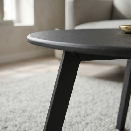Salontafel REVE 40x70 cm zwart