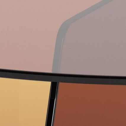 Salontafel SANOS 80 cm, rookbruin