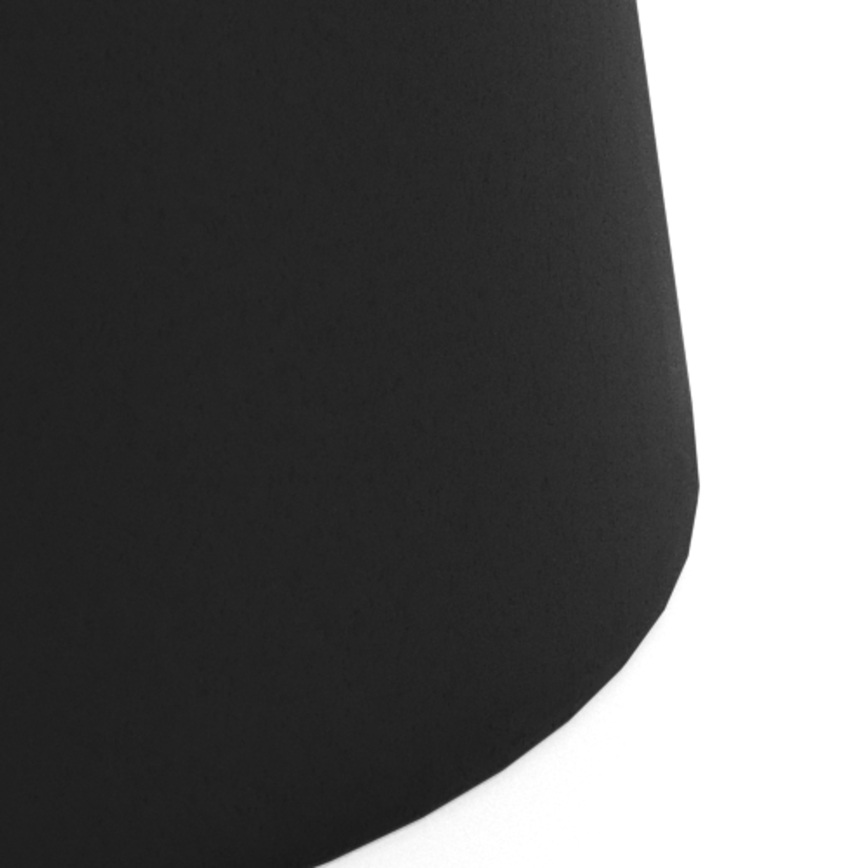 Salontafel SANTORINI Ø 45 cm travertijn/zwart/keramiek