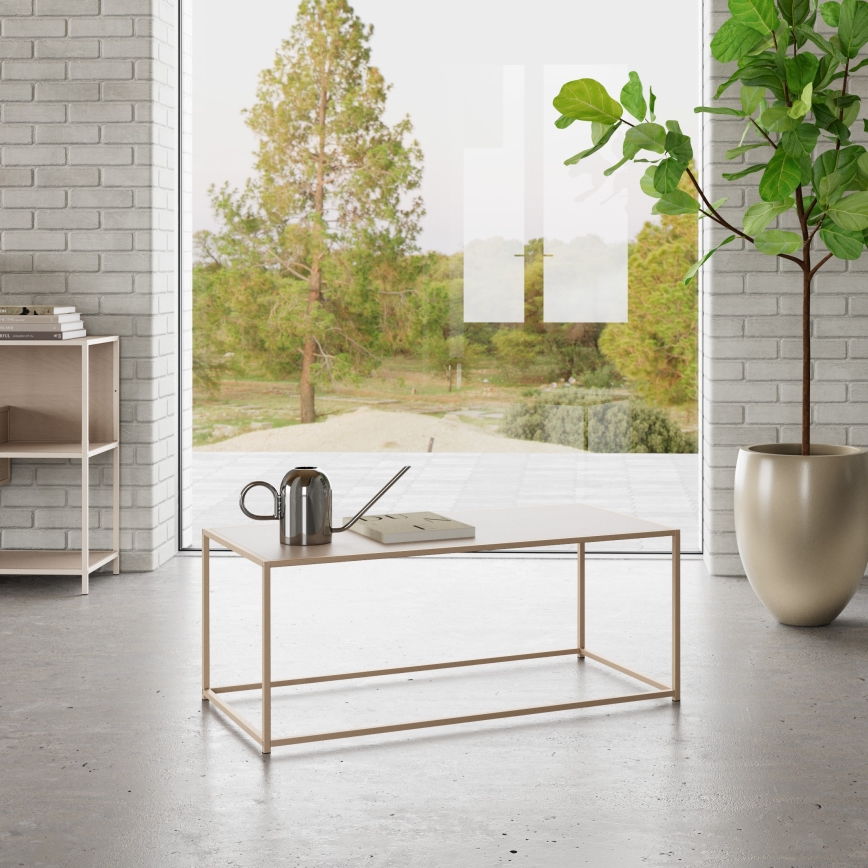 Salontafel SARON 100x50 cm grijs