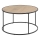 Salontafel SARON eiken/zwart
