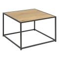 Salontafel SARON eiken/zwart
