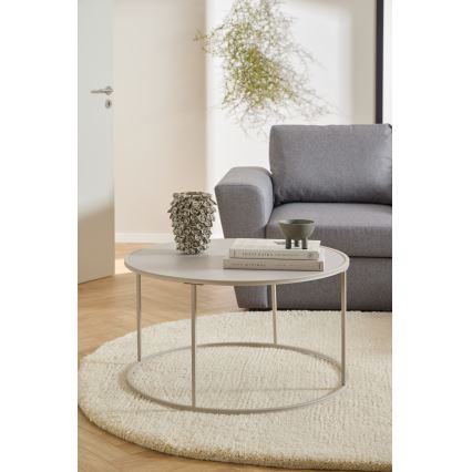 Salontafel SARON Ø 80 cm grijs