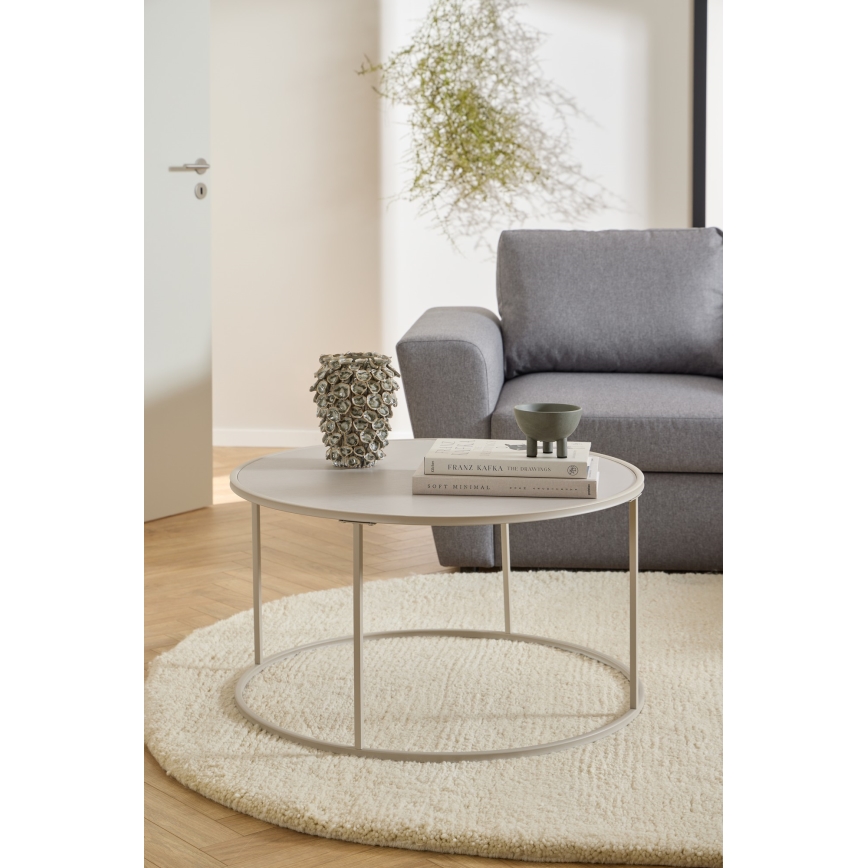 Salontafel SARON Ø 80 cm grijs