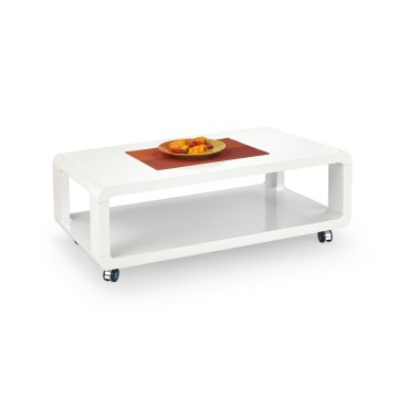 Salontafel STELA 105x58 cm wit