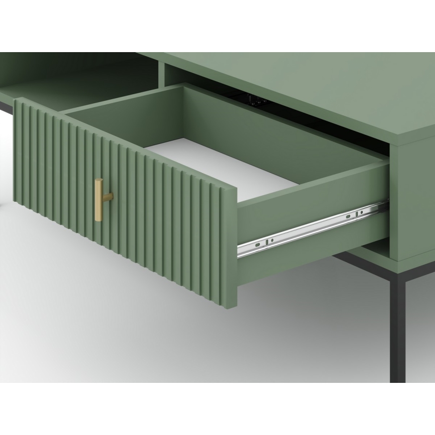 Salontafel SUE groen/zwart