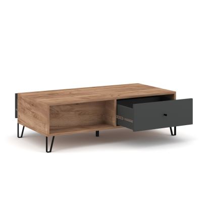 Salontafel SULA craft eik/zwart