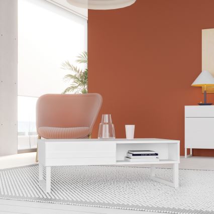 Salontafel TARO, wit