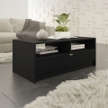 Salontafel TIRENO 100x40 cm zwart