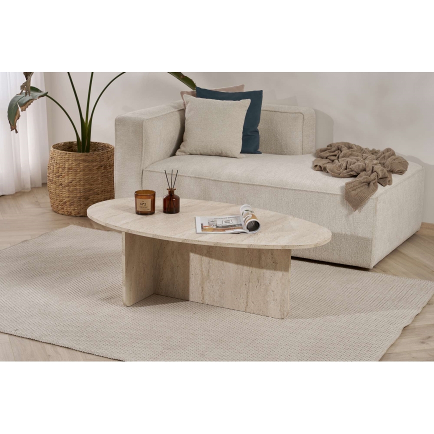 Salontafel VARUM 120x65 cm travertijn