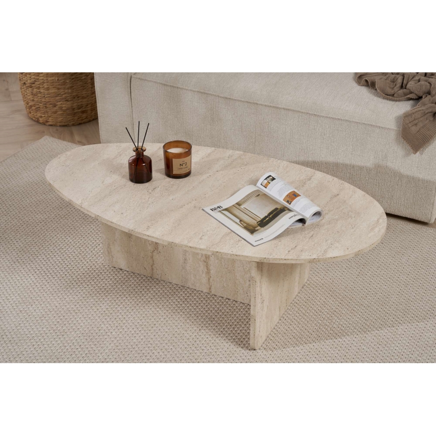 Salontafel VARUM 120x65 cm travertijn