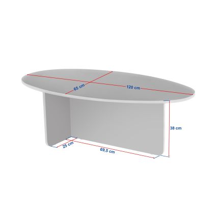 Salontafel VARUM 120x65 cm travertijn
