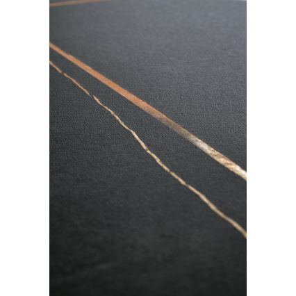 Salontafel VERO Ø 50 cm zwart/goud