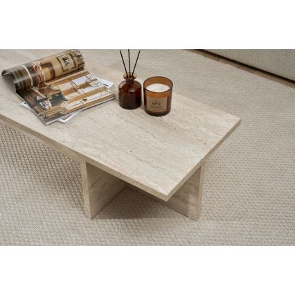 Salontafel VERUM 120x45 cm beige
